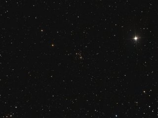 NGC6910 - Звездное скопление Землемер и звезда Садр в созвездии Лебедя